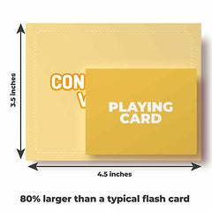 Noun Flash Cards by CreateFun - 50 Vocabulary Builder Cards - For Toddlers, Preschool, Adults, Teachers, Speech Therapy & ESL Teaching Materials