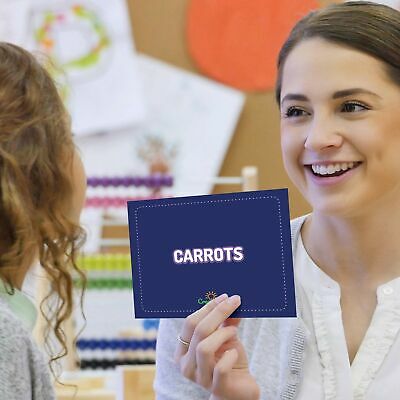 Food Flash Cards by CreateFun | 50 Vocabulary Picture Cards | for Parents, Teachers, Speech Therapy & ESL Teaching Materials