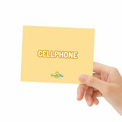 Noun Flash Cards by CreateFun - 50 Vocabulary Builder Cards - For Toddlers, Preschool, Adults, Teachers, Speech Therapy & ESL Teaching Materials