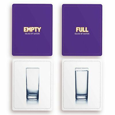 Opposites Matching Flash Cards Game | 50 Matching Cards | 7 Learning Games | for Parents, The Classroom, Toddlers, Speech Therapy & ESL Materials