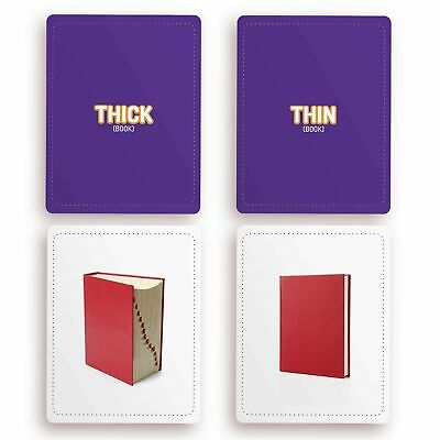 Opposites Matching Flash Cards Game | 50 Matching Cards | 7 Learning Games | for Parents, The Classroom, Toddlers, Speech Therapy & ESL Materials
