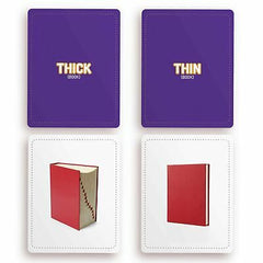 Opposites Matching Flash Cards Game | 50 Matching Cards | 7 Learning Games | for Parents, The Classroom, Toddlers, Speech Therapy & ESL Materials
